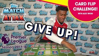 MATCH ATTAX CARD FLIP CHALLENGE with ARSENAL'S ALEX IWOBI!