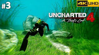 Uncharted 4 Remastered PC Gameplay Walkthrough Part 3 FULL GAME [4K UHD 60FPS]