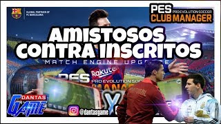 Pes Club Manager - Amistosos contra inscritos -  15/12/19