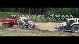 Luftaufnahmen Baudokumentation Umgehungsstrasse Weismain 2018