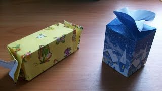 Новогодняя Подарочная Упаковка Своими Руками. Оригинальные Коробочки Конфеты Для Подарков. Gift Box