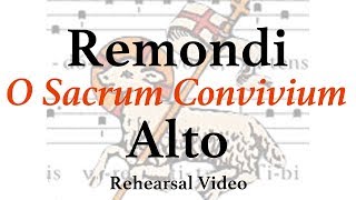 O Sacrum Convivium Remondi (ALTO)