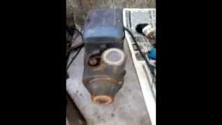 como arreglar  perdida de agua en bomba centrifuga. super casera