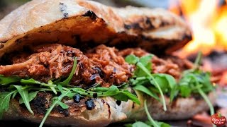 Best Pulled Pork Sandwich! - Cooking in the Forest