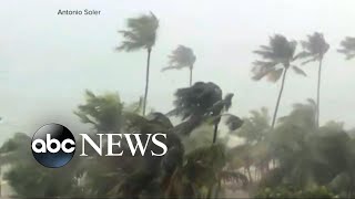 Hurricane Irma barrels through the Caribbean, claiming at least 3 lives
