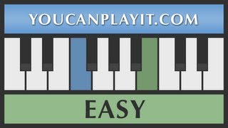 Schubert - Unfinished Symphony [Easy Piano Tutorial]