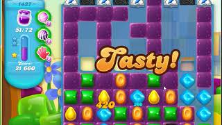 Candy Crush Soda Saga Level 1437 no boosters