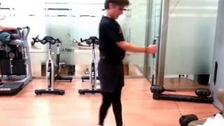 Trabajo específico para toreros! Antonio Medina! Novillero entrenando en Ramirez Health Club!!