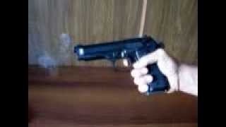 Беретта 92 (Beretta 92) сигнальная (шумовая) модель от Marushin Beretta M92 (PFC Modelgun). ВЫСТРЕЛ
