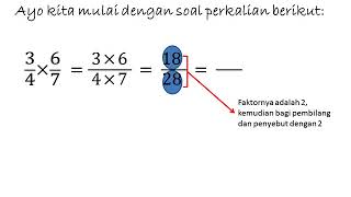Cara menghitung perkalian dan pembagian pecahan (SD) by MathLov
