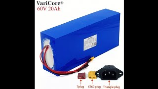Обзор Аккумулятора VariCore 60V 20A для мощного ЭлектроСамоката
