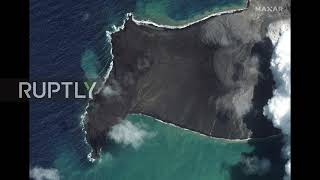 Tonga: Before and after satellite photos show impact of eruption *STILLS*
