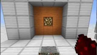 3x3 дверь на поршнях - Minecraft