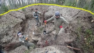 Огромный блиндаж полный находок Эпичные раскопки  // Юрий Гагарин