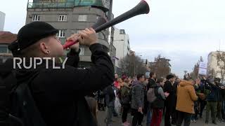 Serbia: Activists block Novi Sad junction as protests against Rio Tinto mining company continue