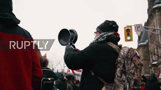 Canada: 'Freedom convoy' continues despite Ontario declaring state of emergency
