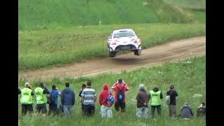 Jari-Matti Latvala crazy jump in WRC Rally Poland 2017