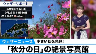 小さい秋を発見!／「秋分の日」の絶景写真館