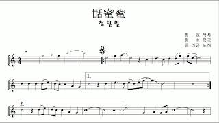 "첨밀밀-甛蜜蜜" 알토 색소폰 연주 김은산
