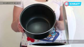 Видеообзор многофункциональной мультиварки Scarlett SC 411