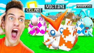 HATCHING LEGENDARY POKEMON EGGS IN MINECRAFT!