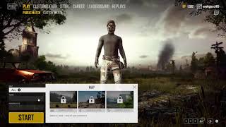 PUBG is down today, maps locked, error ocured