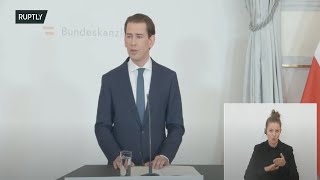 LIVE: Kurz holds presser amid corruption probe