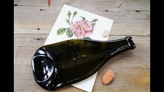 Как расплавить бутылку из стекла/Фьюзинг