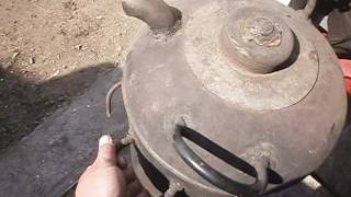 коптильня из газового баллона