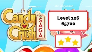 Candy Crush Saga Level 126 65700 points No Boosters