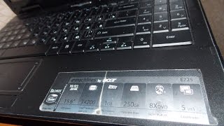 Ноутбук eMachines E725 разборка, чистка(disassembly, cleaning)