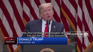 Trump Optimistis Ekonomi AS Akan Segera Pulih Pasca Pandemi Covid-19