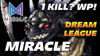 Miracle Slark [Enemy Team 1 KILL OMG] NIGMA vs TNC Dota 2 DreamLeague