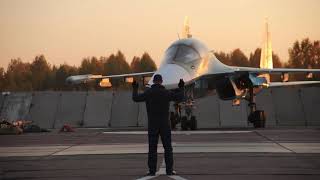Первое бомбометание экипажей истребителей-бомбардировщиков Су-34