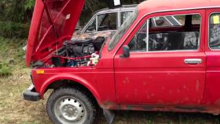 Lada NIVA  До натяжки цепи