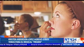 FROZEN (KRISTEN ANDERSON-LOPEZ) - NTN24 CON ALFONSO DIAZ