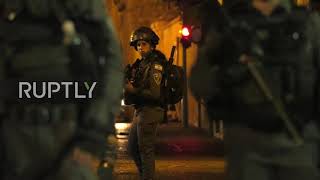 East Jerusalem: Security forces patrol Jerusalem's Old City after stabbing incident