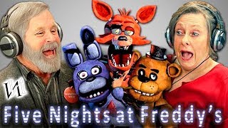 Реакция стариков на игру Five Nights at Freddy's | Иностранцы пенсионеры в ФНАФ [ИндивИдуалист]