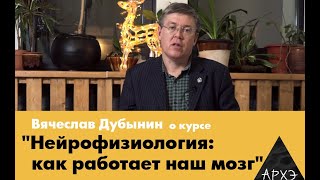 Вячеслав Дубынин| Курс "Нейрофизиология: как работает мозг"