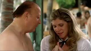 Muscular  woman kiss  in Movie