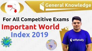 12:00 AM - GK by Sandeep Sir | Important World Index 2019