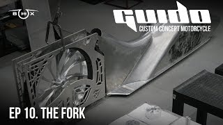 Концепт кастомайзинга будущего. Мотоцикл GUIDO. 10. Вилка