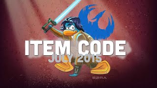 Club Penguin Star Wars Item Code May 2016