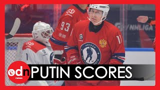 Putin Scores NINE Ice Hockey Goals in Annual Russian Victory Day Gala Match