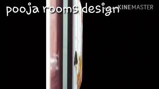 Pooja rooms glass design