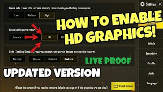 (HOW TO INCREASE/ENABLE PUBG MOBILE GRAPHICS AND SHADOW) -WITHOUT ANY ROOT