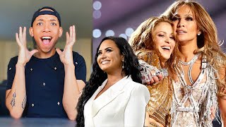 REACTING to shakira and jlo performing @ The 2020 Super Bowl Halftime Show!