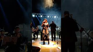 Silvia mezzanotte brava cover mina live @ Montefusco AV le mie regine tour