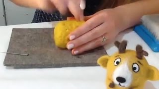 Сухое валяние   ✿   Игрушка из шерсти