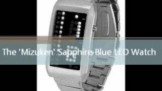Mizuken Sapphire Blue LED Watch